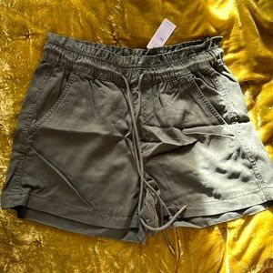NEW WITH TAGS | LOFT Shorts in Dark Olive Green (Size large)